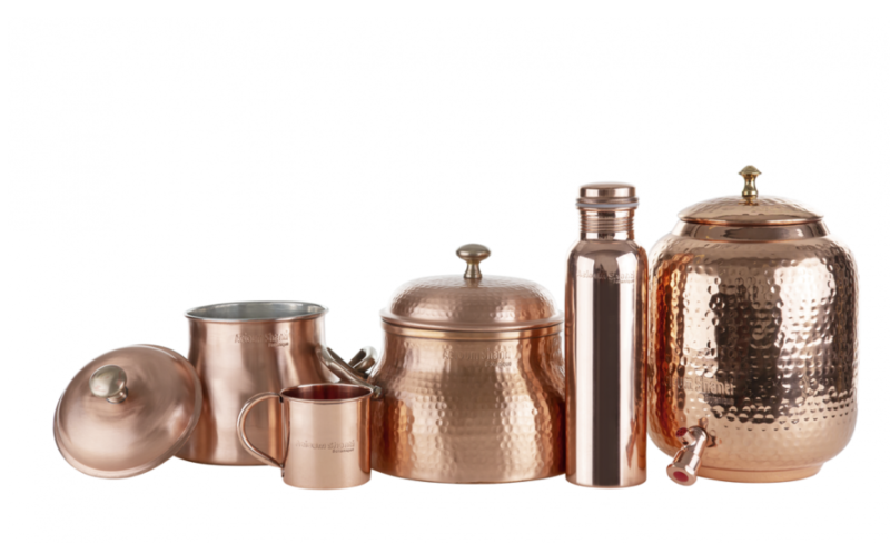 Butelka miedziana 950ML - grawer Magavena