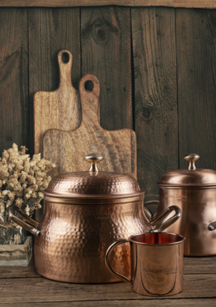 Butelka miedziana 950ML - grawer Magavena